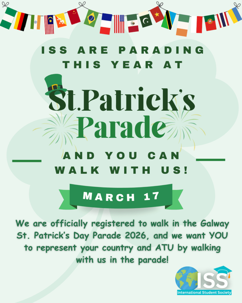 🌍 St. Patrick’s Day Parade – Walk with ISS! 🍀